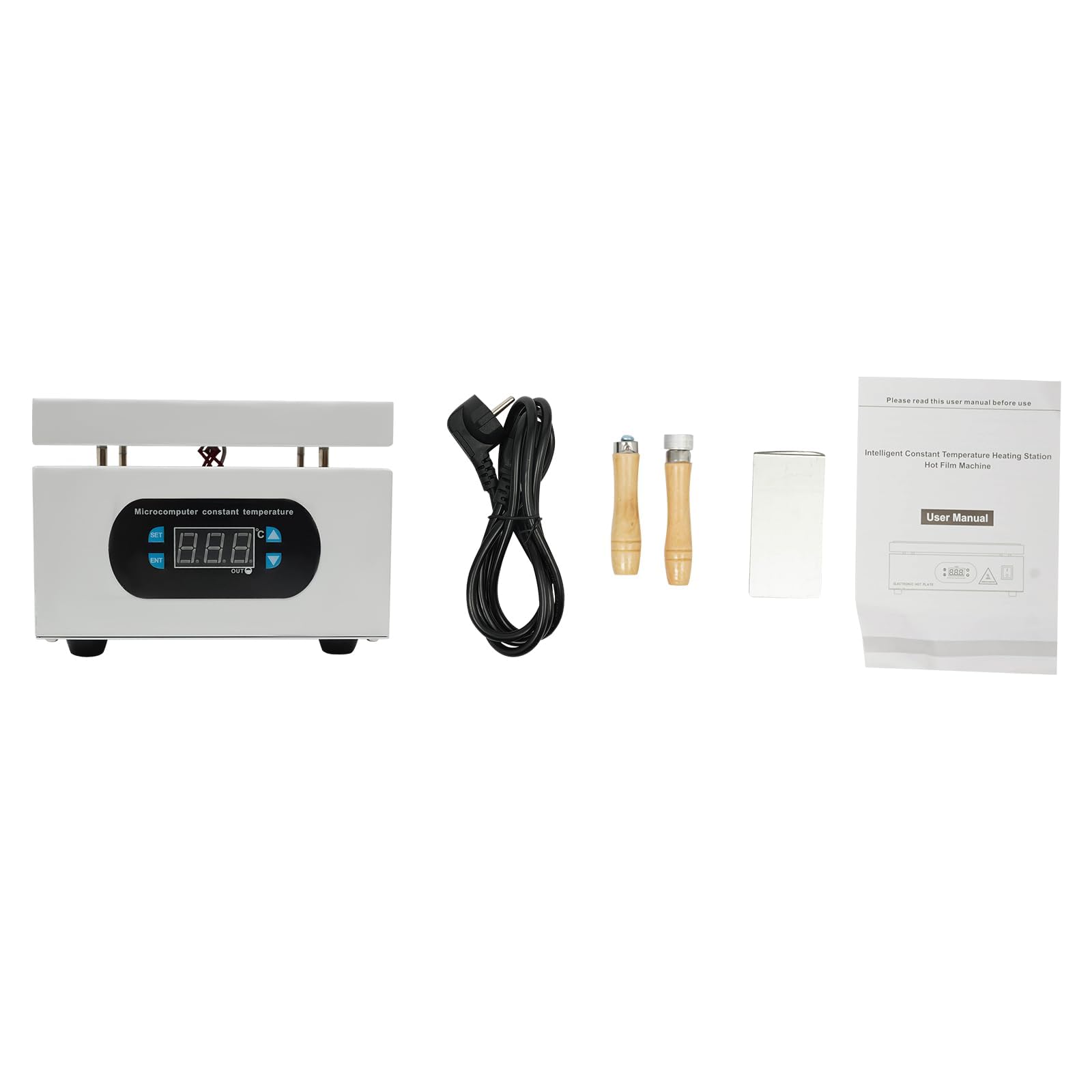 LED-Mikrocomputer Elektrische Heizplatte, Elektrische Löt-Heizplatte 500W, Schweißer-Heizplatte Elektronische Heizplatten für Reparieren Handy-Bildschirmen Temperatur 0-400°C