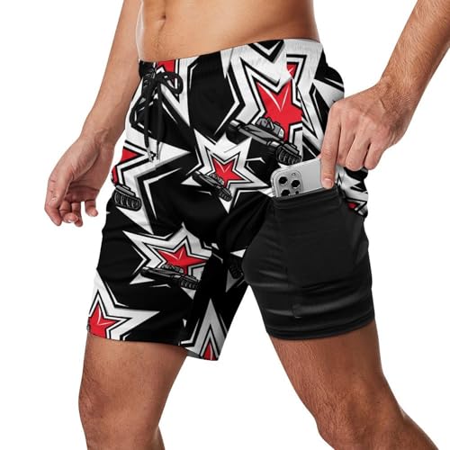 War 2 Tank Mens Swim Trunks with Quick-Drying Lining Beach Shorts for Outdoor Sports2