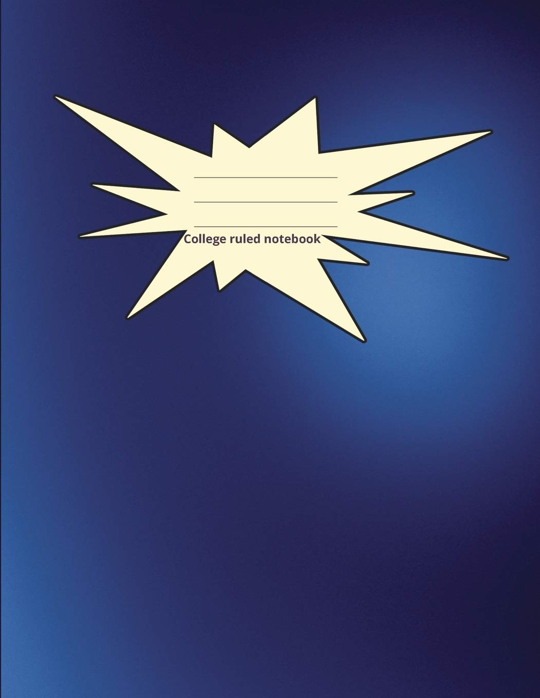 Cahier college ruled avec papier premium pour une écriture fluide