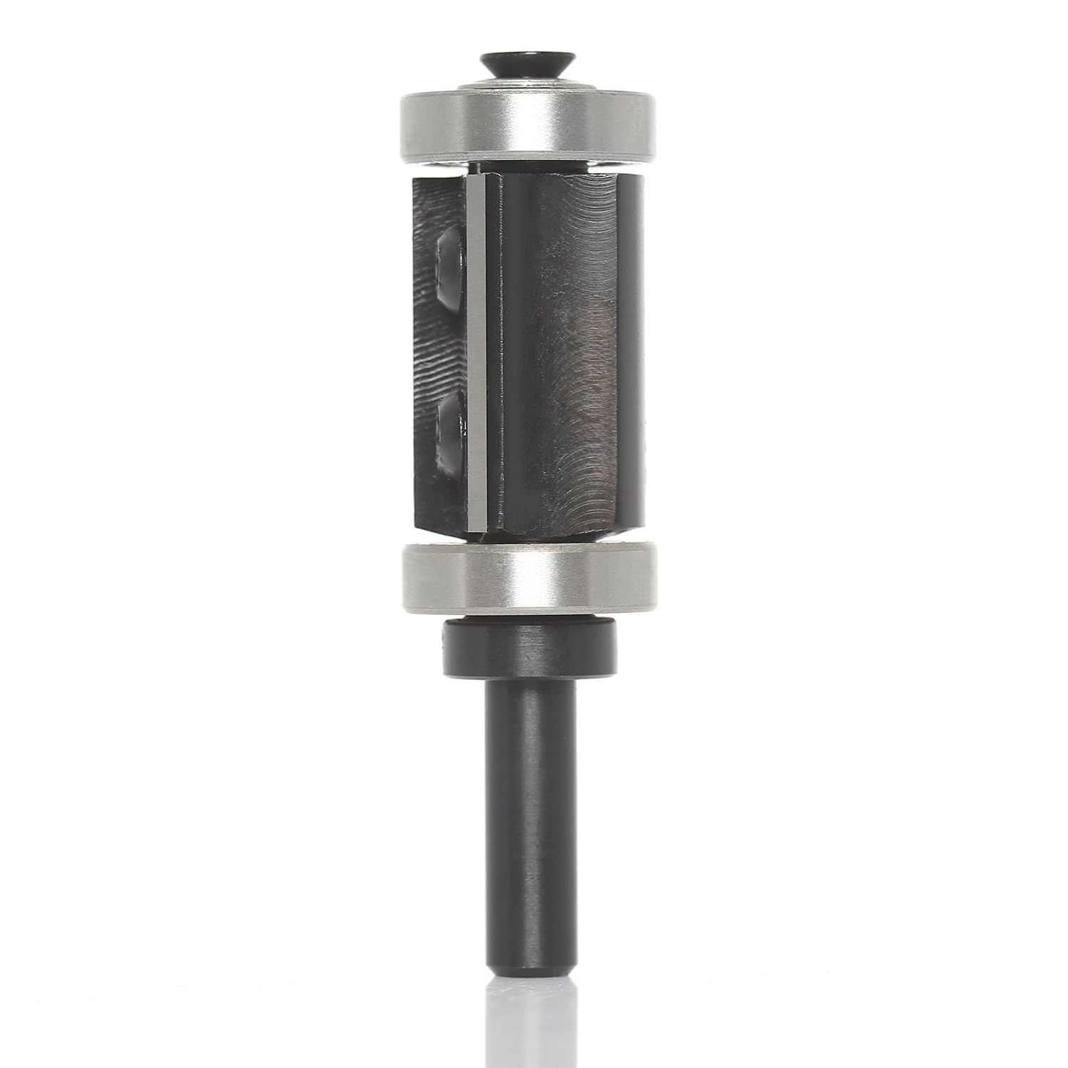 Wendeplatten Bündigfräser,8mm Schaft Bündiger Fräser Schnittlänge 30mm,mit Austauschbare Hartmetall(HW),mit Kugellager am Schaft&Oben,for Holzbearbeitung Bündig Trimmen.（S=8,Ф=22,I=30)