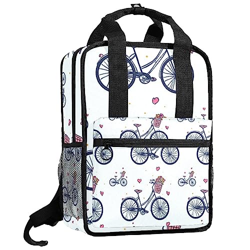 Sac à dos pour garçons cartable multicolore 35.5x26x12 cm pour l'école et le vélo