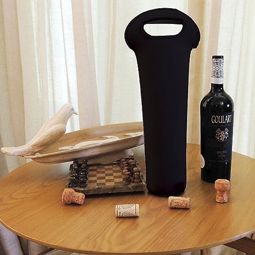 Porta Vinho Wine Bag Bolsa Em Neoprene Para Garrafa Champagne Espumante