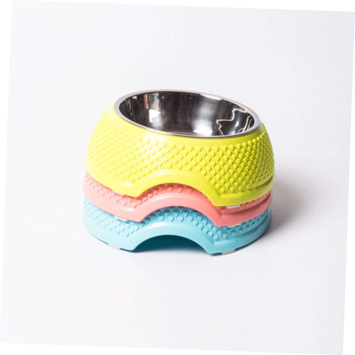 SUPVOX 3pièces Antidérapante pour Animaux De Compagnie Bol Et Design Pratique Convient Aux Chiens Et Couleur Bleue