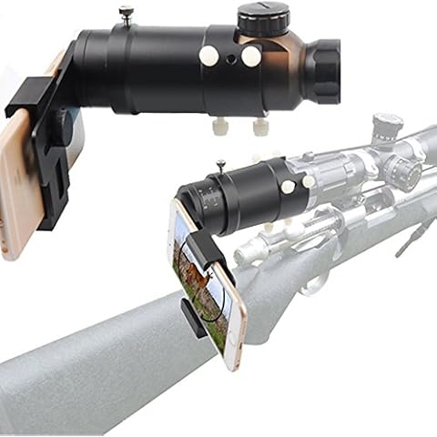 SOLOMARK Rifle Scope Adapter Smartphone Mounting System- Smart Shoot Scope Mount Adapter - Display and Record The Discovery Cover