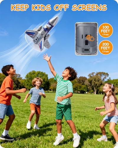 SainSmart Jr. Spielzeug für Kinder mit Fallschirm LED-Licht Motorisierte Rocket Outdoor Spielzeug Draußen Geschenke für Kinder 6 7 8 9 Jahren