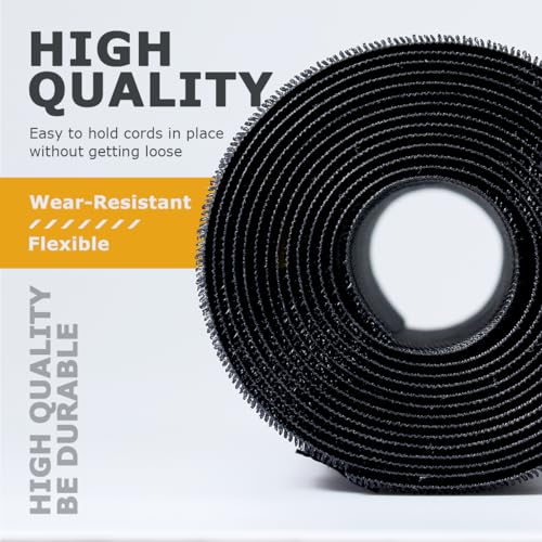 Cubierta de cable para piso con patrón de flechas para alfombra de oficina, cubre cables bajo el escritorio, tira de agarre para cables, 3.9” de ancho x 10’ de largo miniatura 2