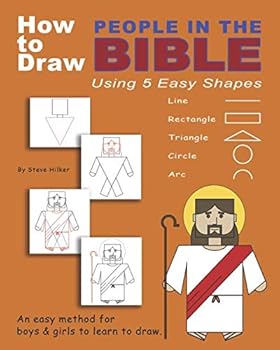Paperback How to Draw People in the Bible Using 5 Easy Shapes Book