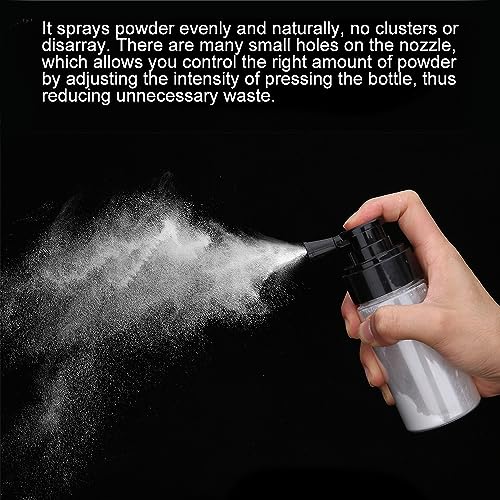 Barber Powder Bottle Spray, Envase de Viaje Vacío de 180ml miniatura 4