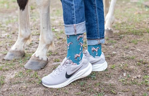 Image of WHD Horse Crew for Women & Men | Equestrian Gift, Western Riding Socks