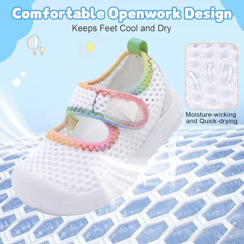 Image of BARERUN Toddler Water Shoes Infant Baby Swim Shoes Kids Barefoot Sandals