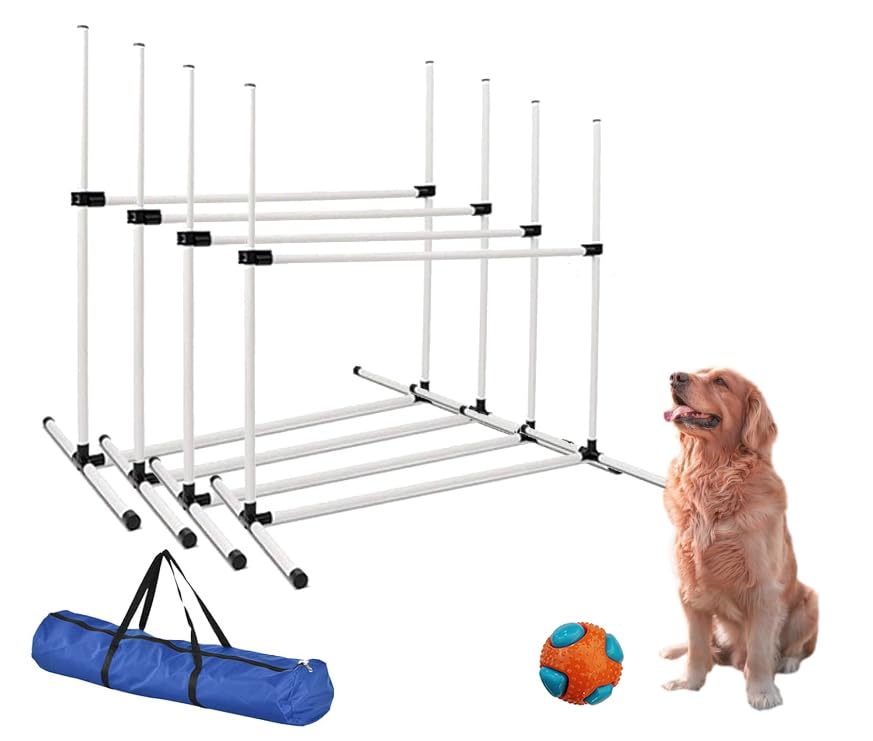 Amazon | AIYOI ドッグアジリティ 犬の敏捷性機器敏捷性 ハードル【4点