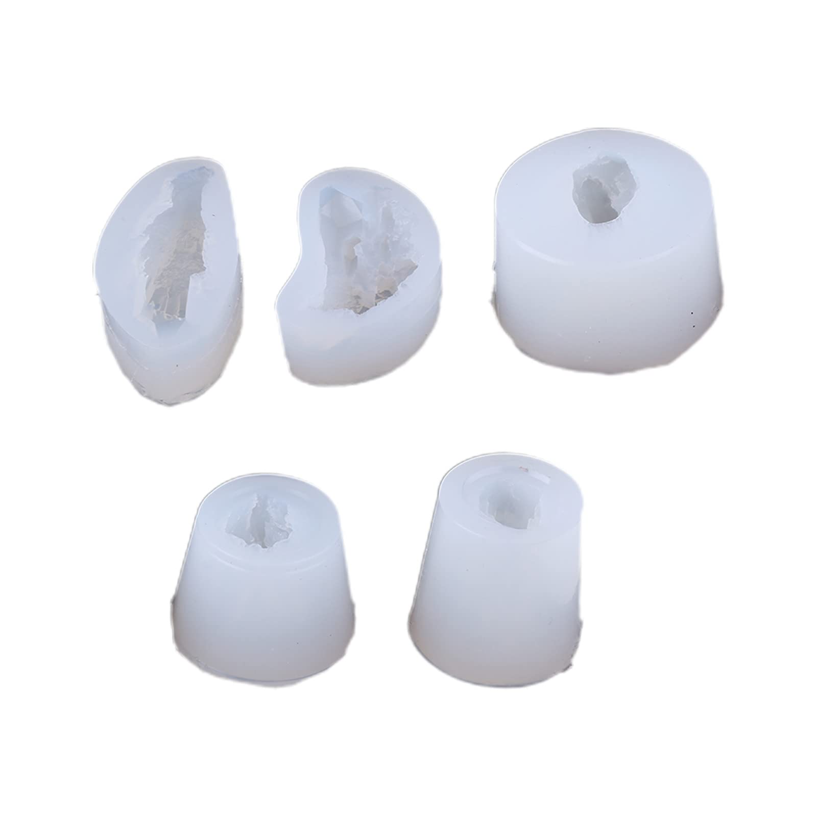 Moule résine époxy grappe de cristal anti-adhésif pour pendentif artisanal