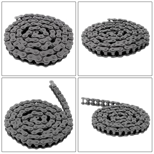 100H Heavy Duty Roller Chain 10 Feet with Connectors Carbon Steel Chain by waltyotur - Used condition - Image 3