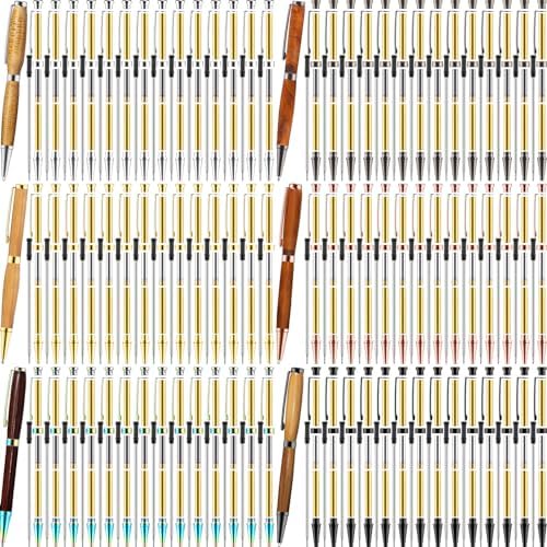 Lothee 84 Pcs 7mm Pen Making Kits for Woodturning Slimline Pen Bulk