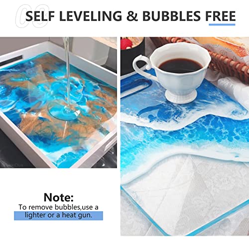 Teexpert TPUS-ER001 Crystal Clear Epoxy Resin Kit 1 Gallon Self-Leveling Coating And Casting Resin thumb #3