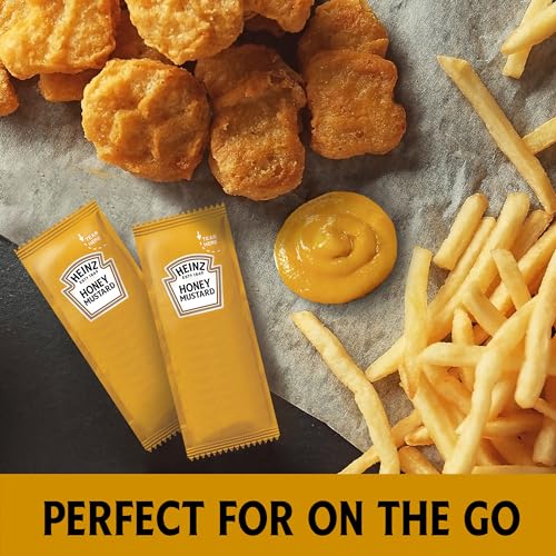 Image of Heinz Honey Mustard Dressing Single Serve Packet (0.4 oz Packets, Pack of 200)