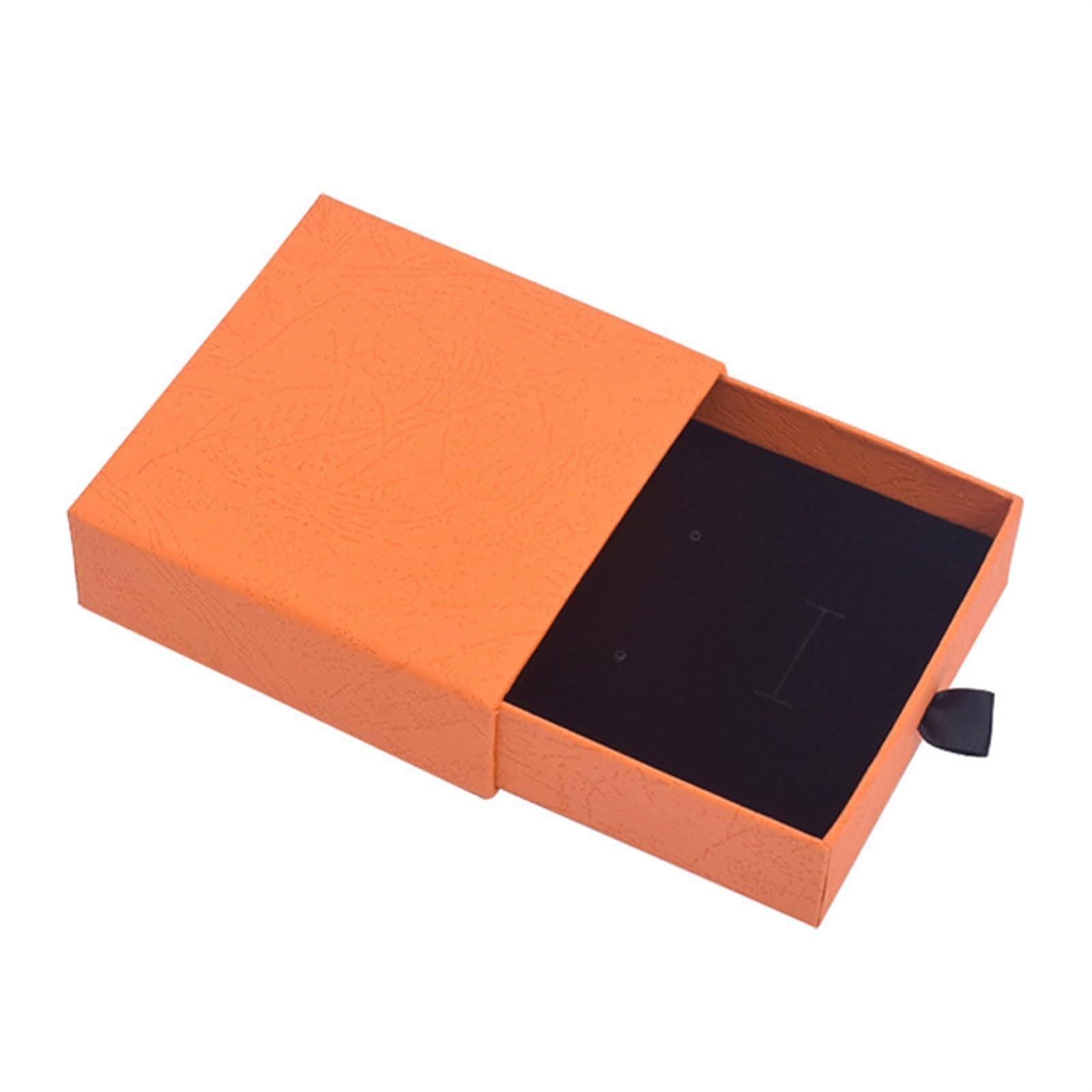 ABLNLPYOC 12Pcs Arrive Colorful Cardboard Kraft Jewelry Packaging Box Two Size For Earrings Pendant Necklace Storage Case Gift Package 12Pcs(As photo orange,10x10x3.5cm)