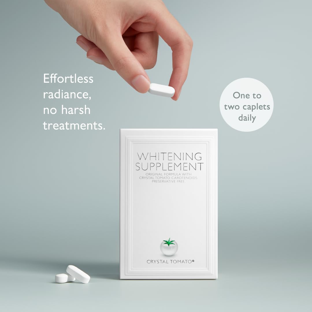 CRYSTAL TOMATO® / WHITENING SUPPLEMENT Crystal Tomato® Whitening Supplement - Non GMO tomato, L-Cysteine