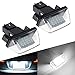 Maimiao LED Luce Targa 12V 6500K Xenon Bianco 18 Luci posteriori SMD 3528 per Peugeot 206 207 306 307 308 5008 Citroen C3 C4 C5 C6 Berlingo SAXO XSARA Picassor 2 pezzi