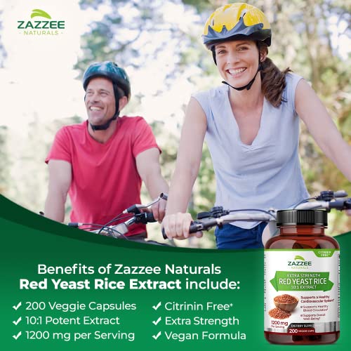 Zazzee Extra Strength Red Yeast Rice 10:1 Extract thumb #1