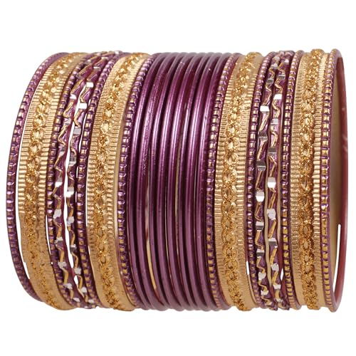 Bangles Touchstone en glaçage doré de haute qualité et tons pastel oignon