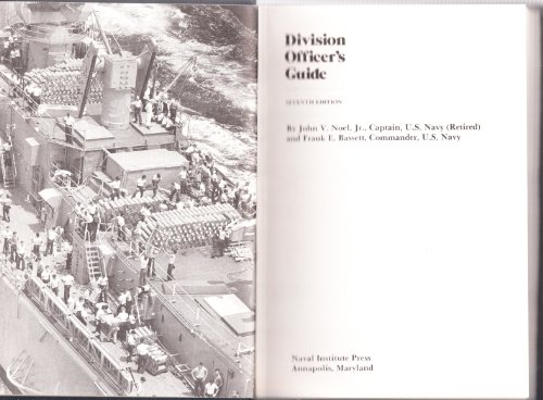 Division officer's guide 0870211609 Book Cover