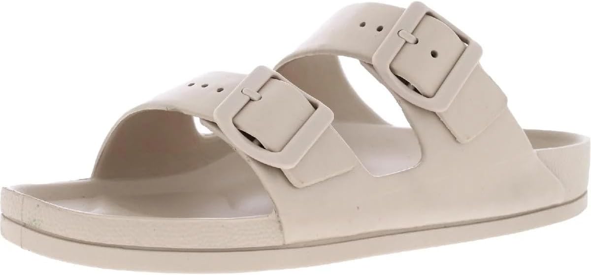 MIA Women's Jasmin Waterproof Slide Sandal (Sand, 8)