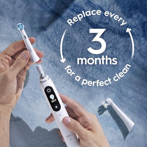 oral-b io series ultimate clean electric toothbrush replacement brush heads for an oral-b electric toothbrush 2 count white