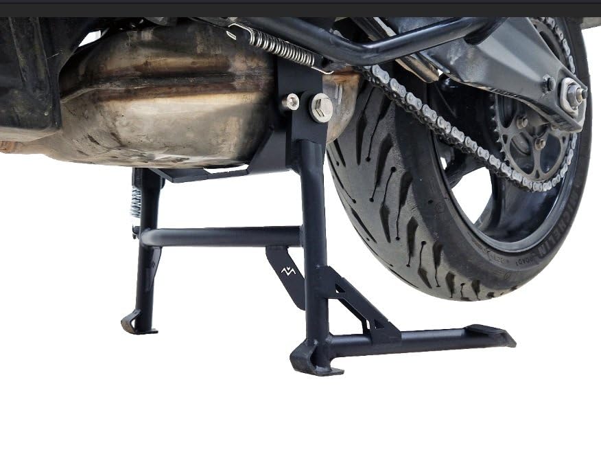 Béquille centrale Tiger Sport 660 pour graisser la chaîne facilement