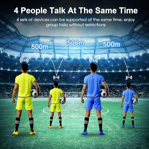 Arbitre intercom SolaMr V4C Plus contre le bruit du stade en match 2 pack - 6