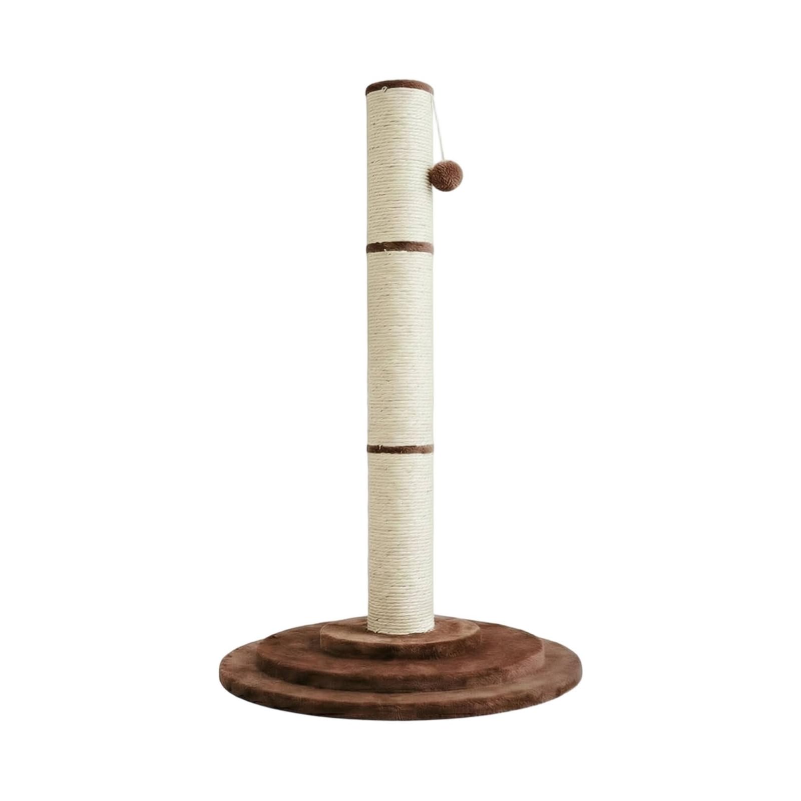 predolo Tiragraffi a Palo con Base Verticale Tiragraffi con Corda in Sisal Stabile per Soggiorno, 157CM