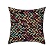 Epinki Housse Coussin 40 x 40, Housse de Coussin Flèche Triangulaire Coussin Taie d'oreiller en Polyester (Multicolore, 1 Pièce)