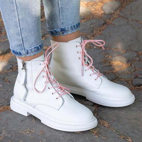 Image of VSUDO 2 Pair Waxed Round Dress Shoe Laces for Men, 1 /8 inch Thin Shoelaces | Round Laces for Oxford Brogues Derby Blucher Shoes, Shoe Strings for Ankle or Desert Boots, Formal Shoelace for Men or Women