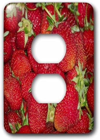 3dRose Strawberries Anne Grant Photo 2 plug outlet cover image 4