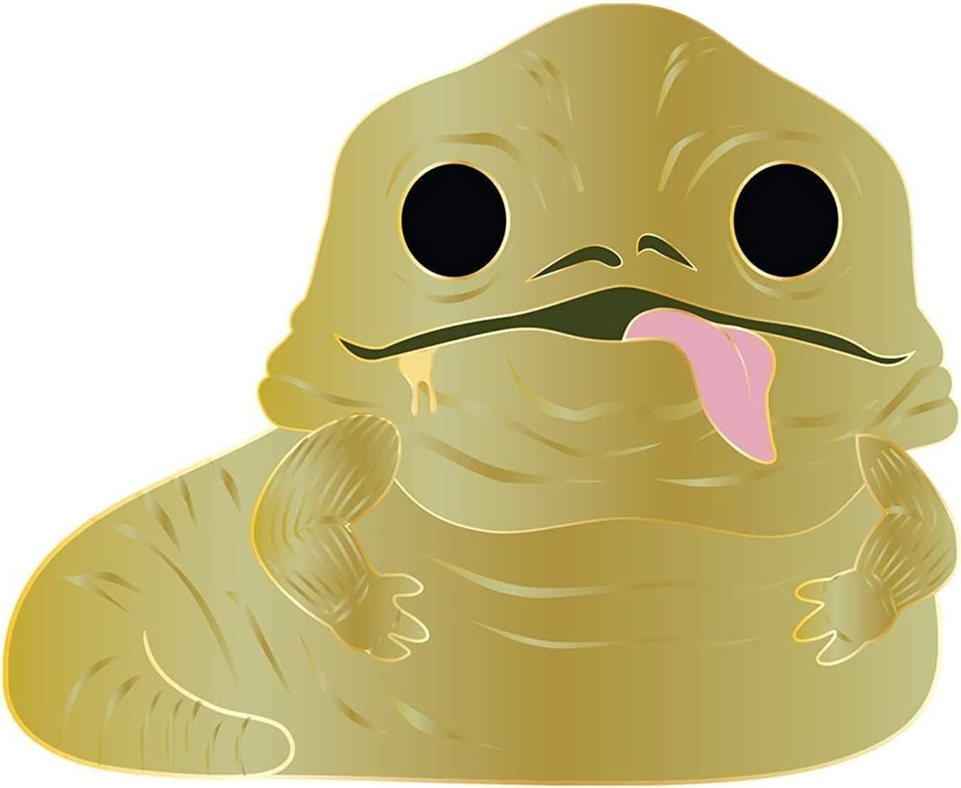 Funko STPP0018 POP Pin: Jabba The Hutt w/Chase - 1 in 12 chance you may find the Chase!, Multicolor,One Size