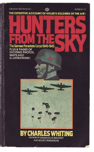 HUNTERS FROM THE SKY - THE GERMAN PARACHUTE COR... B000OVMNXW Book Cover