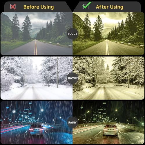 Myiaur Night Vision Driving Glasses for Men, Polarized Anti Glare Yellow Lens Glasses for Nighttime with UV400 Protection4