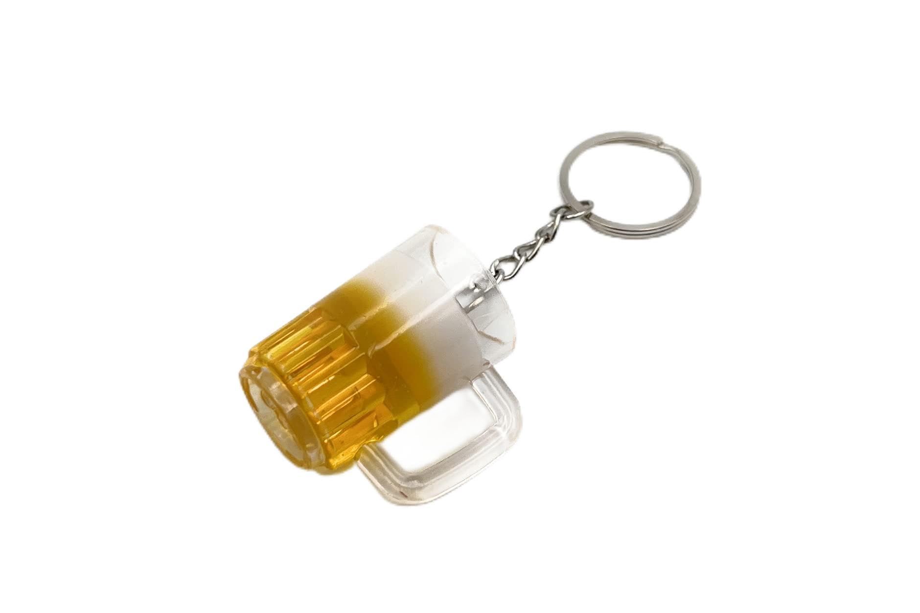 H-Customs beer mug custom drink Oktoberfest keychain pendant yellow