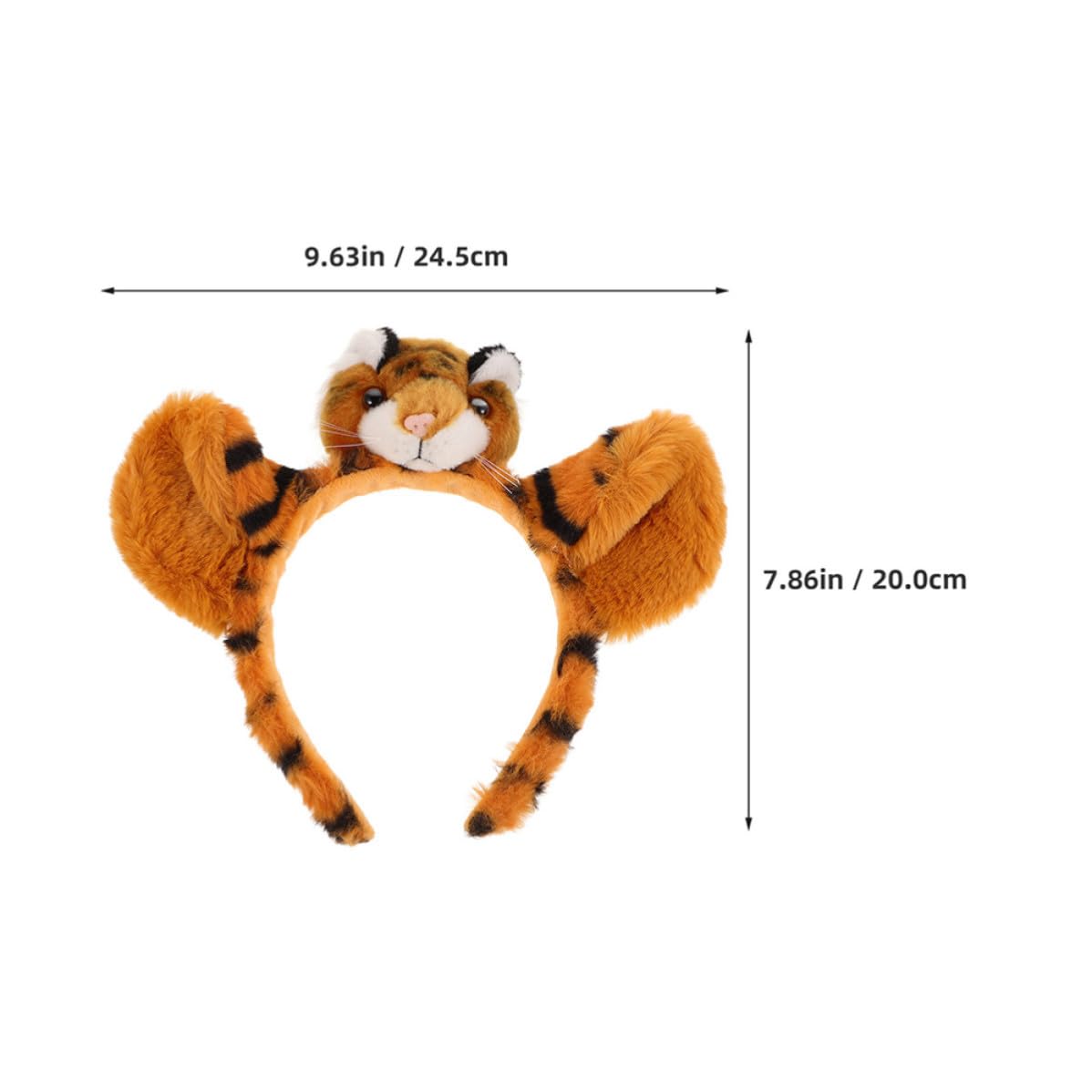 Healvian 10 Pezzi Cerchietto Orecchie di Felino in Peluche per Bambina