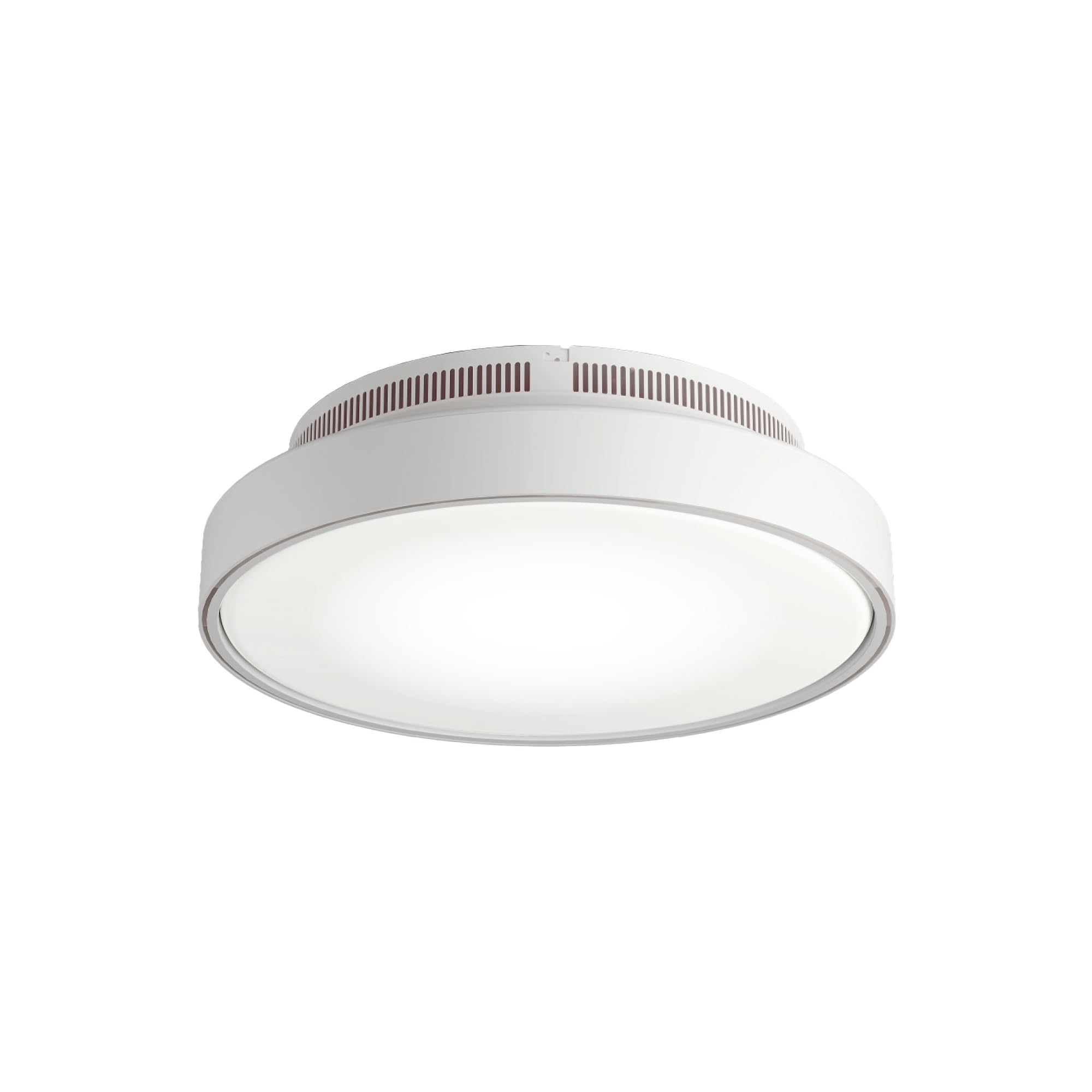 Zephir Ventilatore Plafoniera LED Senza Pale, Luce Bianca CCT 48W, 6 Velocità, Timer E Funzione Notturna, Motore 35W, 17x52 Cm