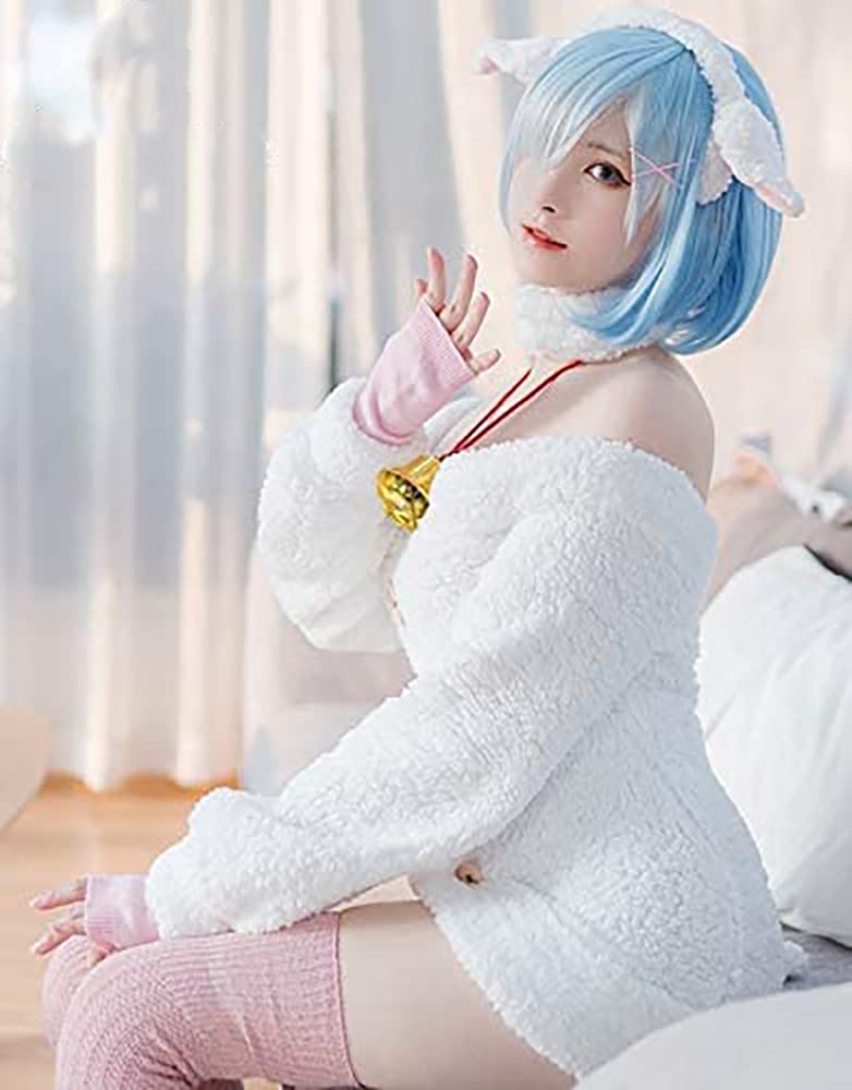 リゼロ レム ゼロから始める異世界生活　コスプレ衣装＋ネコミミ&尻尾＋ウィッグ plusonejapan_cc00059