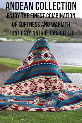 Image of Alpaca Wool Blanket, Queen Size 94 x 78 - Warm, Thick, Ultra Soft, Reversible 2-in-1, Hypoallergenic, Non-Itchy, Washable - Great for Couch, Camping, Travel, Picnics & Cozy Home Comfort(Turquoise)
