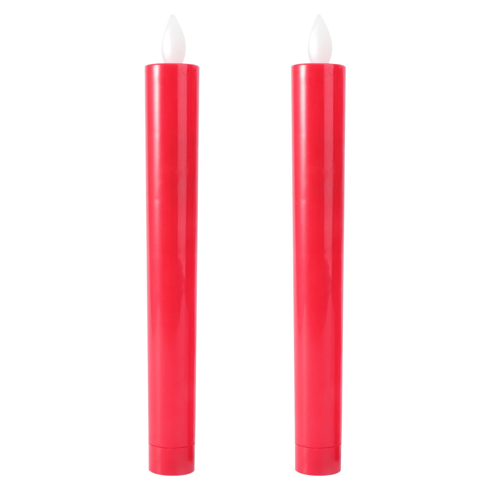 Velas LED rojas de efecto realista sin humo para decorar esquinas de casa seguras 8
