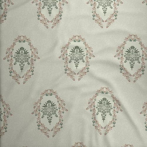 Image of BOUTIQUE LIVING Platinum Pulse Monticello 100% Cotton 800 TC Grey Ethnic Print King Bedding Set