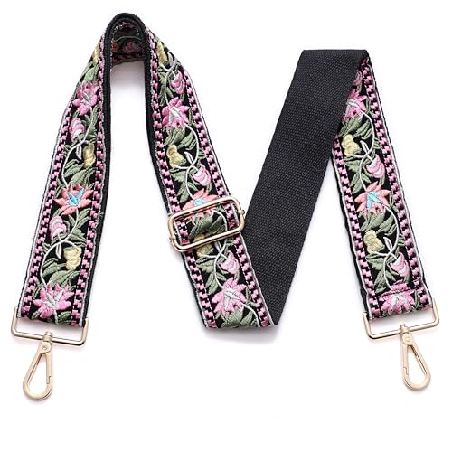 Image of S-Jacorry Purse Strap Replacement Crossbody Wide Shoulder Strap Adjustable Canvas Straps Handbag Strap Replacement Belts