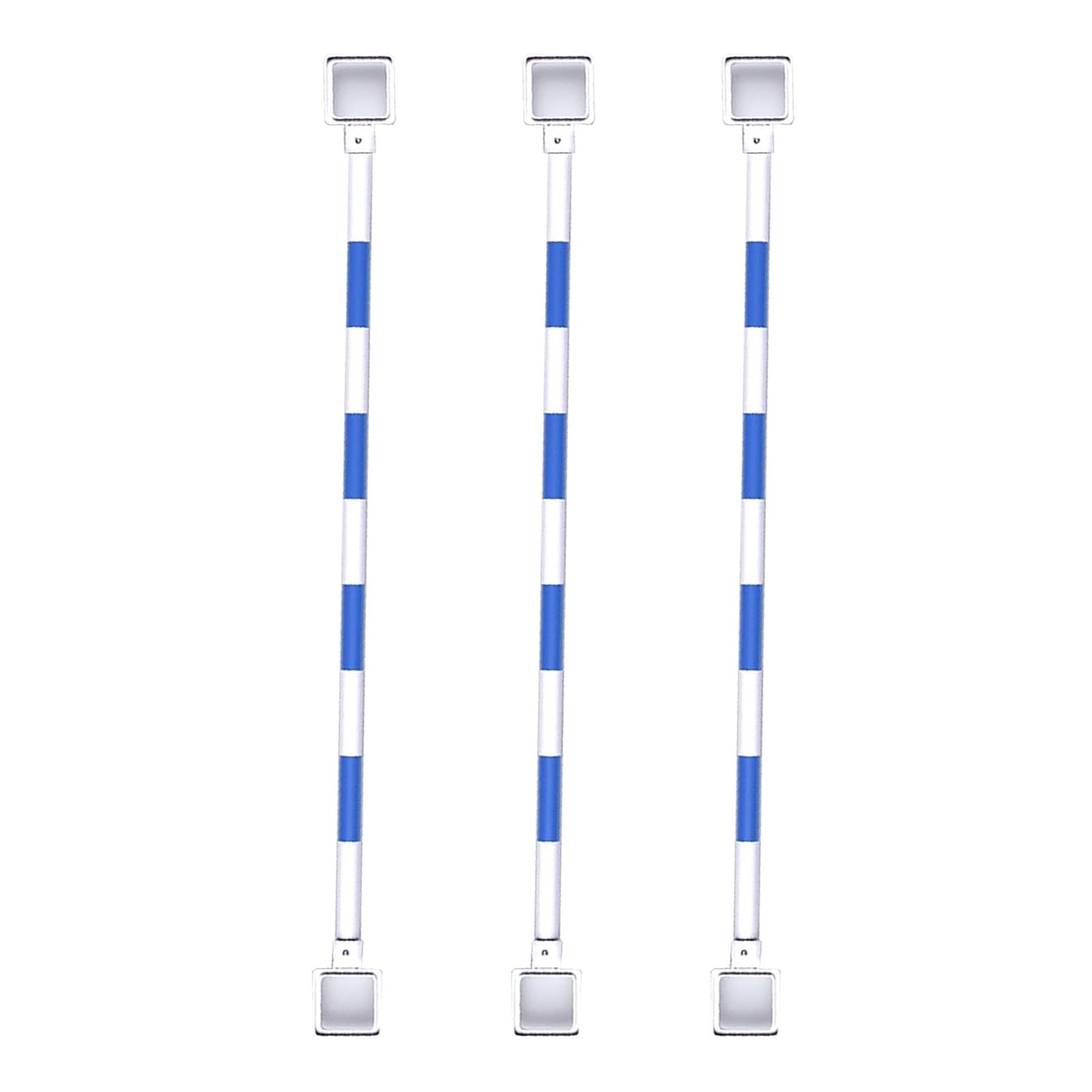 Barrière de signalisation rétractable 2m de sécurité extensible bleue pour parking