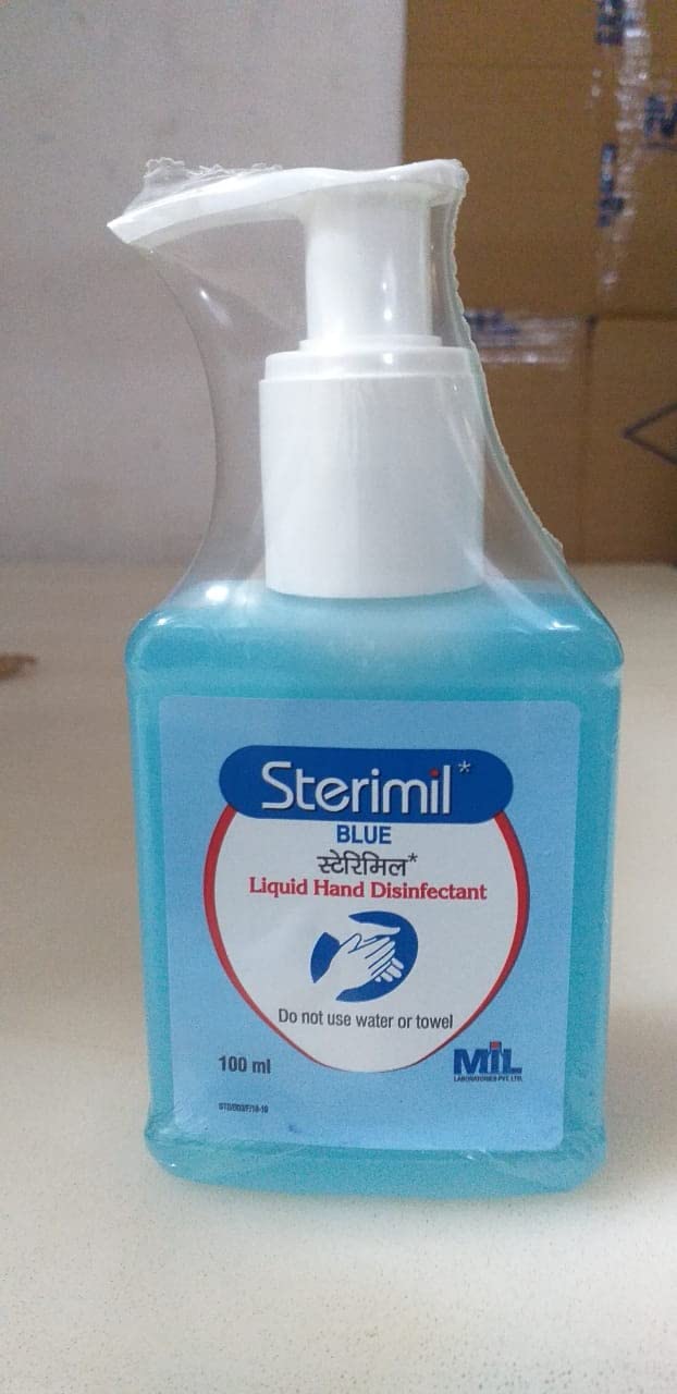 Sterimil Blue 100ml with Dispenser pack of 2 …