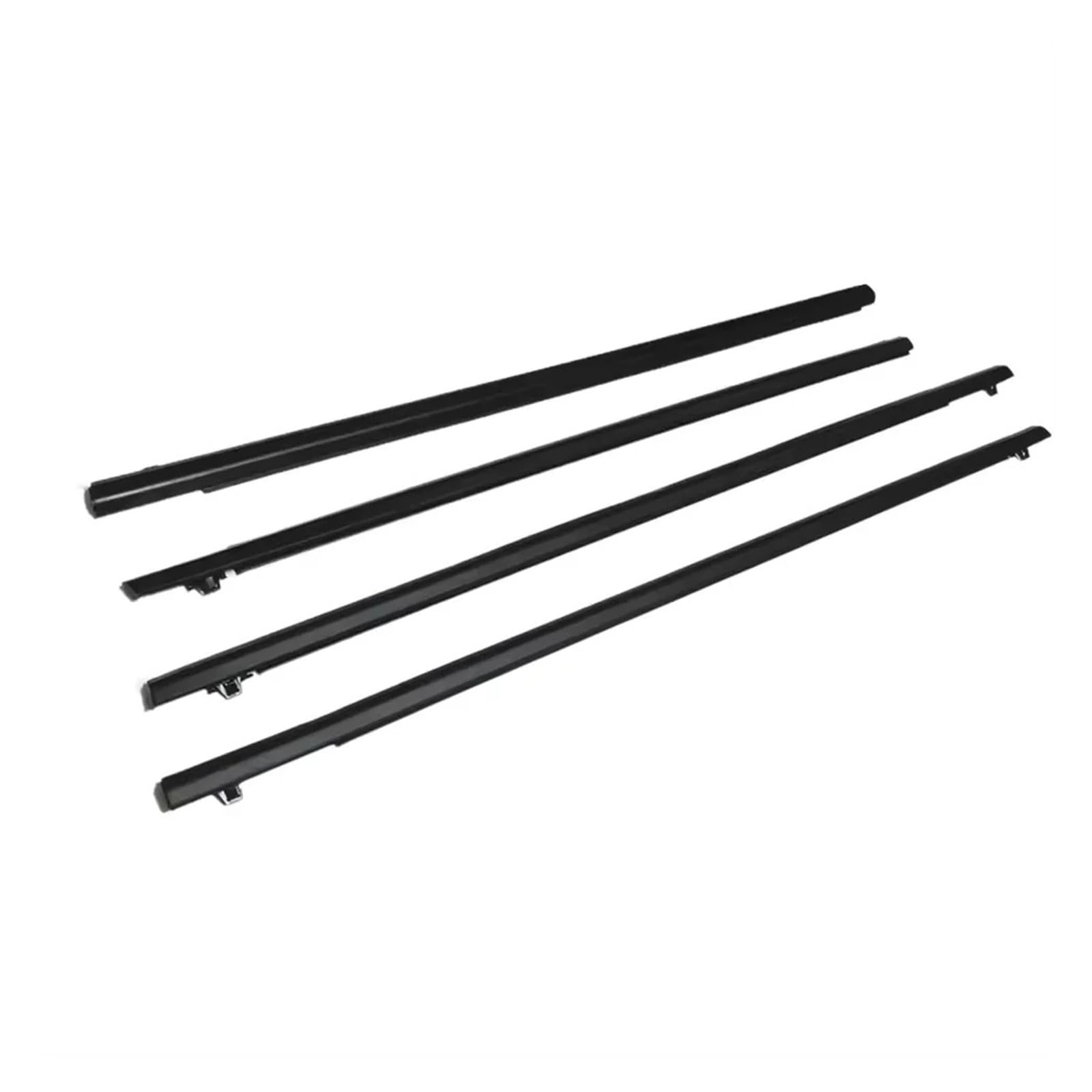 Sifusm One Color Rubber Seal 4Pcs For Fit For Jazz Gen3 2015 2016 2017 2018 2019 Outer Window Rubber Weatherstrip Waterproof Pressure Strip Sealing Belt Moulding Trim Strip