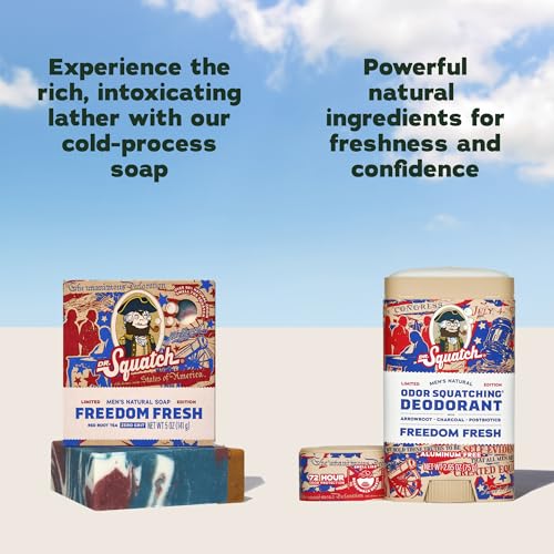 Dr. Squatch Natural Men’s Bar Soap and Deodorant, Limited Edition (3-Pack) - image 7