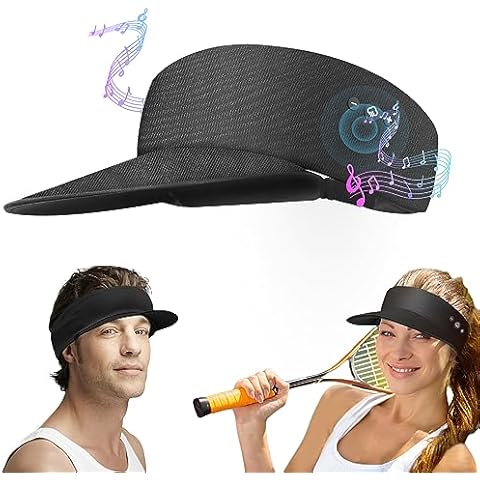 ZRUHIG Bluetooth Hat Sun Visor with Bluetooth Headphones, Wireless with Mic for Outdoor Sports Sun Visor is The Tech Gifts for Men/Women/Boys/Girls Cover
